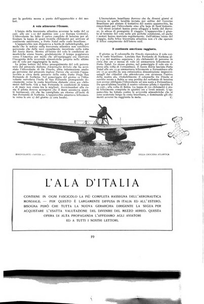 L'ala d'Italia rivista mensile di aeronautica