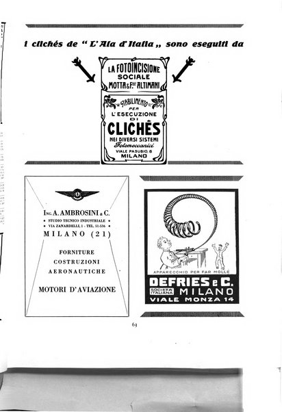 L'ala d'Italia rivista mensile di aeronautica