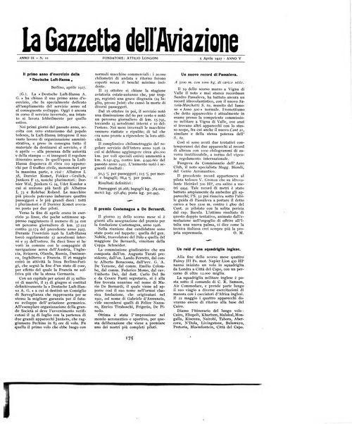 L'ala d'Italia rivista mensile di aeronautica