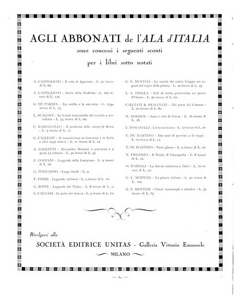 L'ala d'Italia rivista mensile di aeronautica