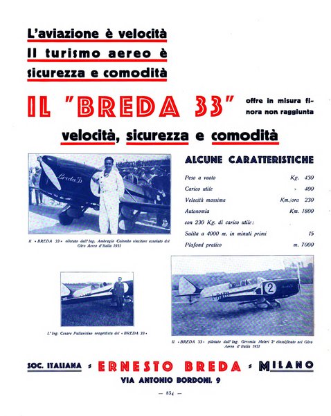 L'ala d'Italia rivista mensile di aeronautica