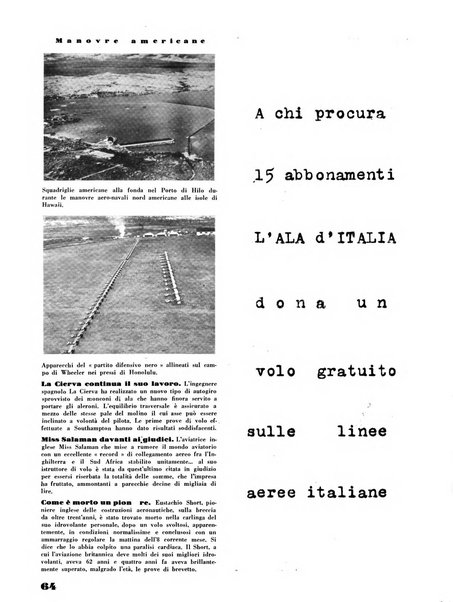 L'ala d'Italia rivista mensile di aeronautica