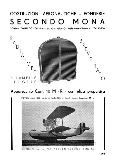 L'ala d'Italia rivista mensile di aeronautica