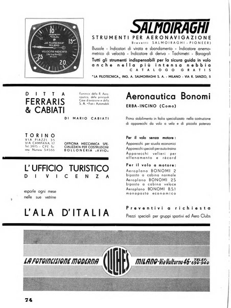 L'ala d'Italia rivista mensile di aeronautica