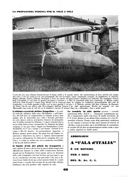 L'ala d'Italia rivista mensile di aeronautica