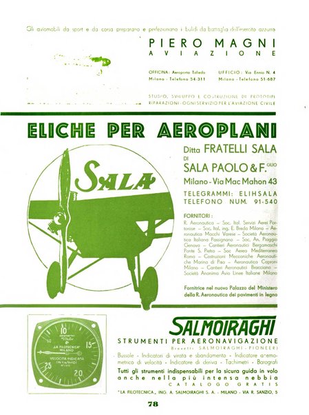 L'ala d'Italia rivista mensile di aeronautica