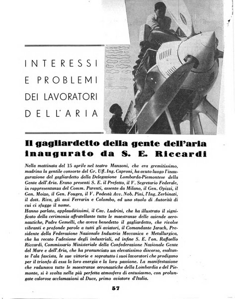 L'ala d'Italia rivista mensile di aeronautica