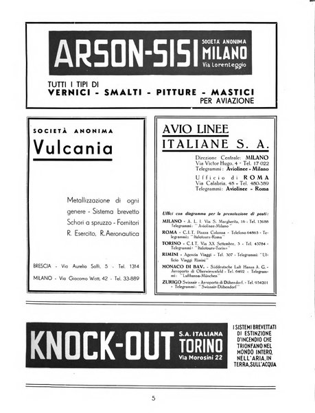 L'ala d'Italia rivista mensile di aeronautica