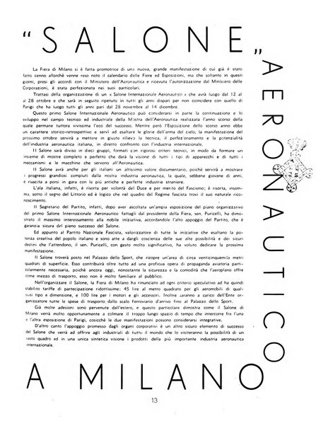 L'ala d'Italia rivista mensile di aeronautica