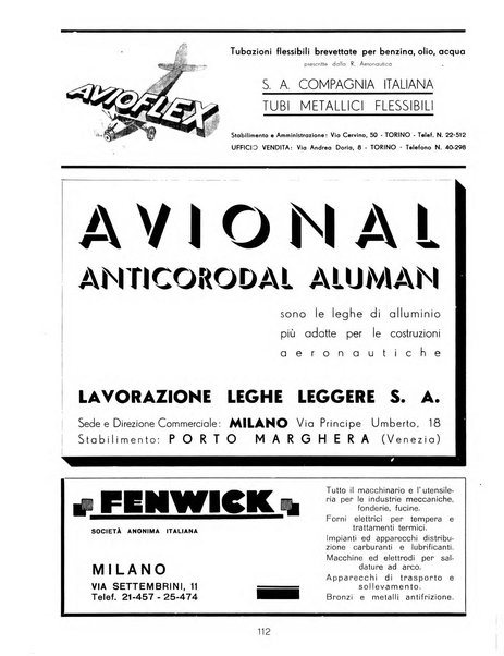 L'ala d'Italia rivista mensile di aeronautica