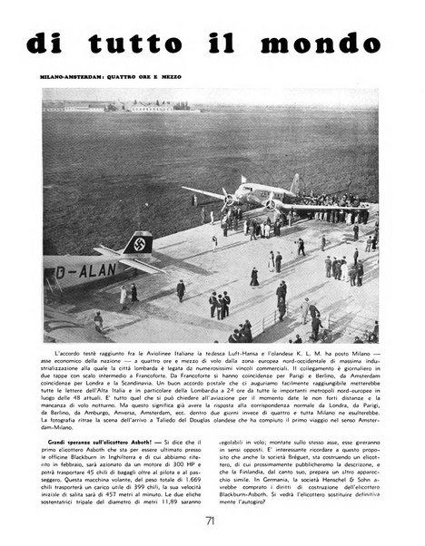 L'ala d'Italia rivista mensile di aeronautica