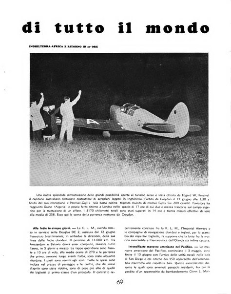 L'ala d'Italia rivista mensile di aeronautica