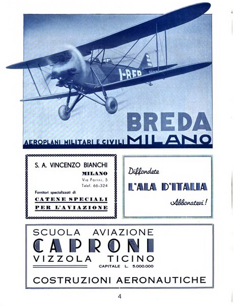 L'ala d'Italia rivista mensile di aeronautica