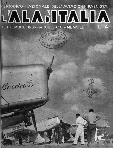 L'ala d'Italia rivista mensile di aeronautica