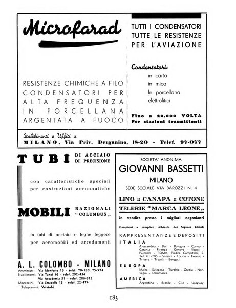 L'ala d'Italia rivista mensile di aeronautica