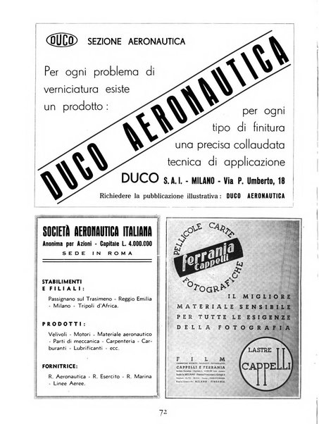 L'ala d'Italia rivista mensile di aeronautica