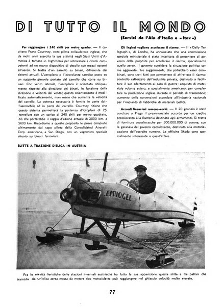 L'ala d'Italia rivista mensile di aeronautica