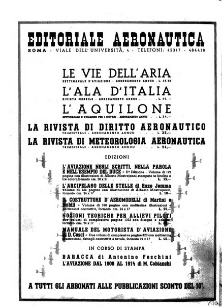 L'ala d'Italia rivista mensile di aeronautica