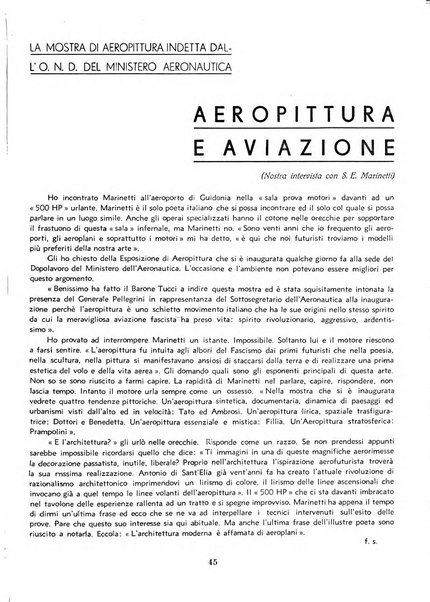 L'ala d'Italia rivista mensile di aeronautica