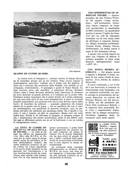 L'ala d'Italia rivista mensile di aeronautica