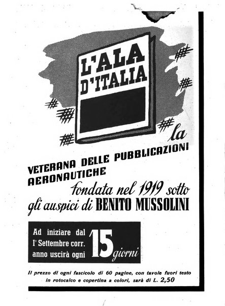 L'ala d'Italia rivista mensile di aeronautica