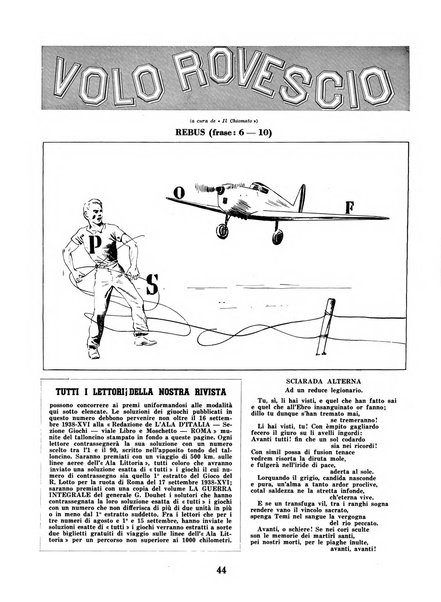 L'ala d'Italia rivista mensile di aeronautica