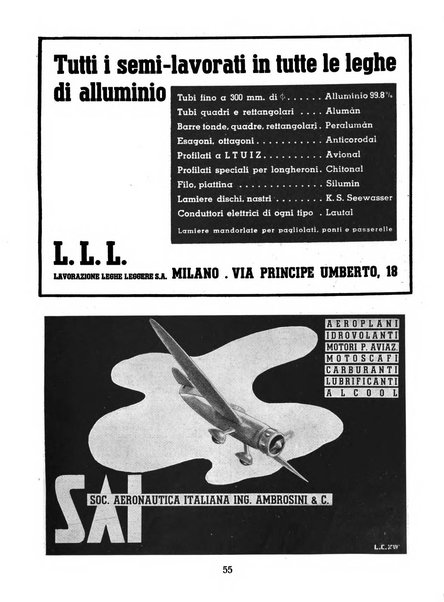 L'ala d'Italia rivista mensile di aeronautica