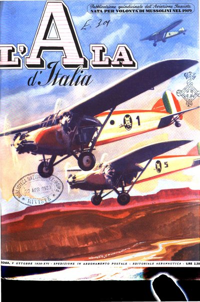 L'ala d'Italia rivista mensile di aeronautica