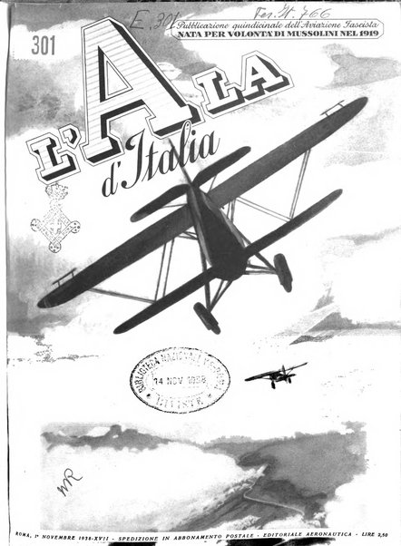 L'ala d'Italia rivista mensile di aeronautica