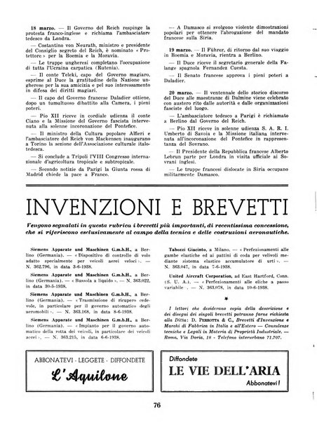 L'ala d'Italia rivista mensile di aeronautica