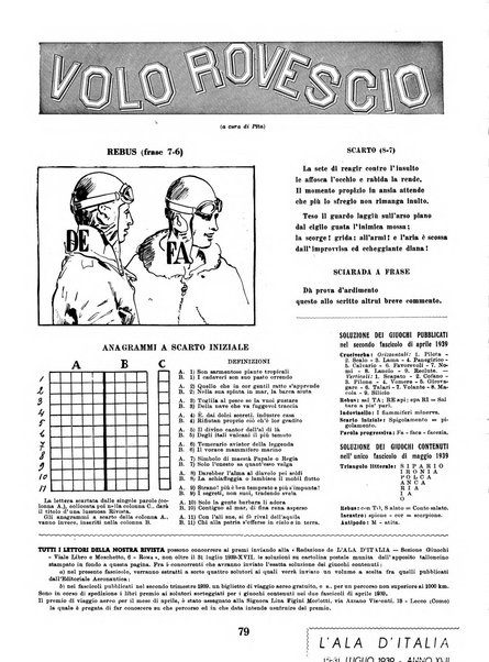 L'ala d'Italia rivista mensile di aeronautica