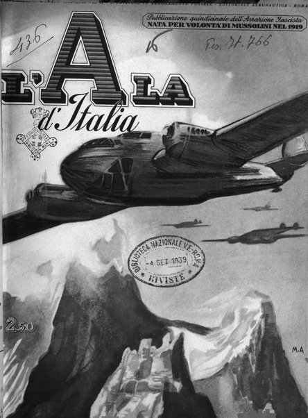 L'ala d'Italia rivista mensile di aeronautica