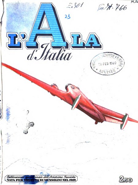 L'ala d'Italia rivista mensile di aeronautica