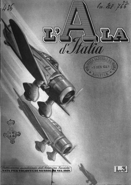 L'ala d'Italia rivista mensile di aeronautica