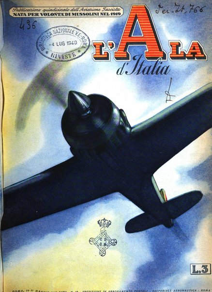 L'ala d'Italia rivista mensile di aeronautica