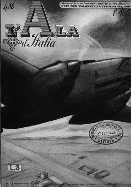 L'ala d'Italia rivista mensile di aeronautica