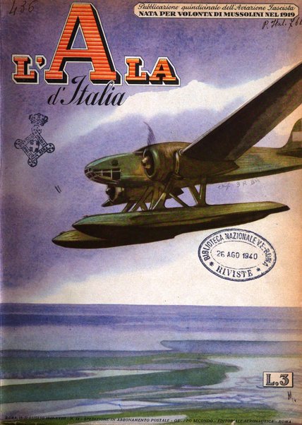 L'ala d'Italia rivista mensile di aeronautica