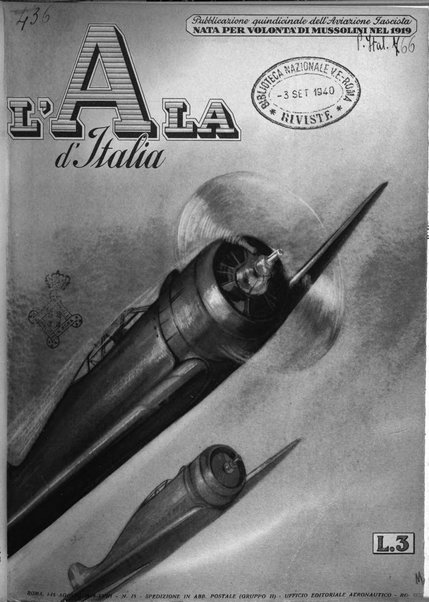 L'ala d'Italia rivista mensile di aeronautica