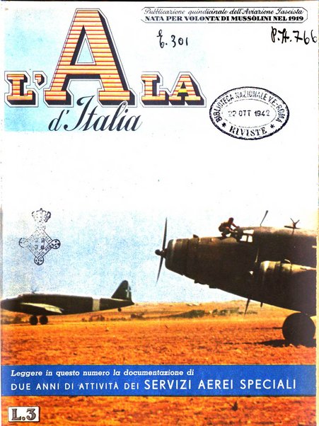 L'ala d'Italia rivista mensile di aeronautica