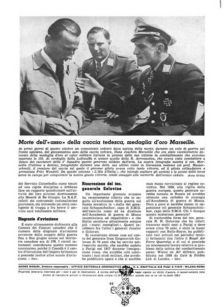 L'ala d'Italia rivista mensile di aeronautica