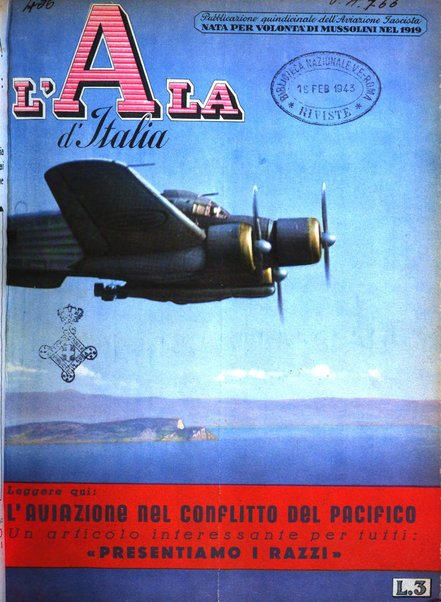 L'ala d'Italia rivista mensile di aeronautica