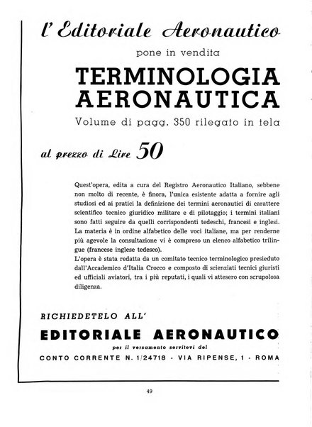 L'ala d'Italia rivista mensile di aeronautica