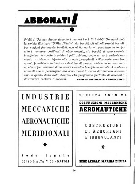 L'ala d'Italia rivista mensile di aeronautica