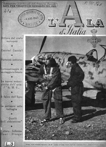 L'ala d'Italia rivista mensile di aeronautica