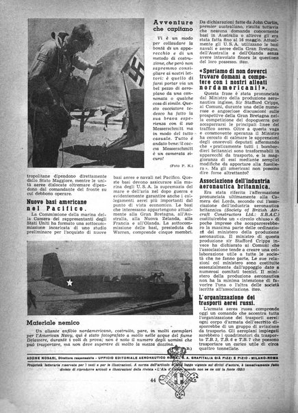 L'ala d'Italia rivista mensile di aeronautica