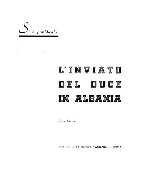 Albania rivista mensile di politica, economia, scienze e lettere