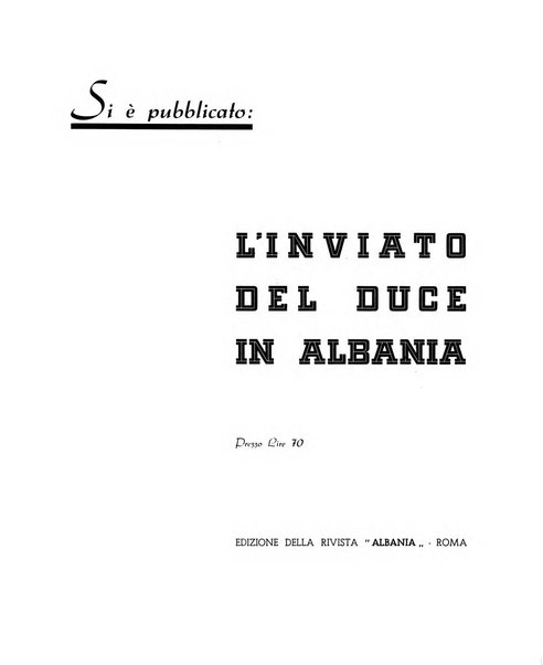 Albania rivista mensile di politica, economia, scienze e lettere