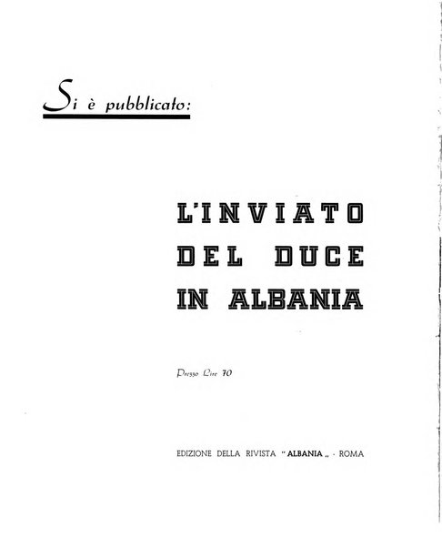 Albania rivista mensile di politica, economia, scienze e lettere