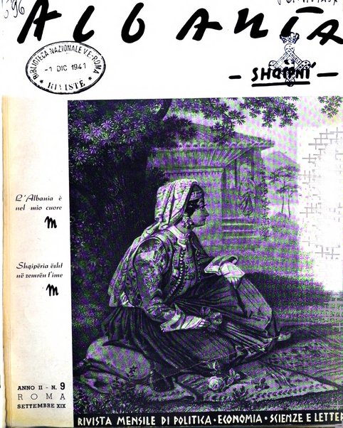 Albania rivista mensile di politica, economia, scienze e lettere