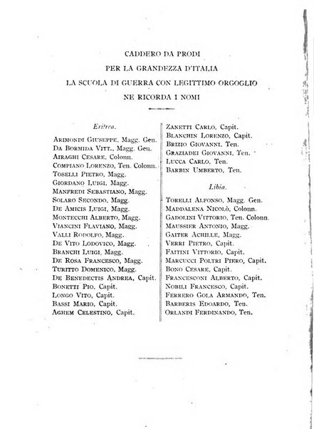 Alere flammam bollettino del Gabinetto di cultura della scuola di guerra